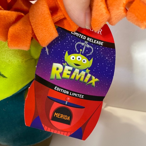 Disney Pixar Plush Alien Remix Limited Ed. Set (Merida,WallE, Anger,Nemo) Lot 4 - Picture 3 of 10